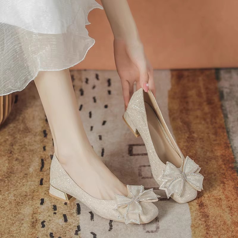 Embroidery Flat Shoes - Kadın 2025, Yeni Stil Sonbahar Akşam