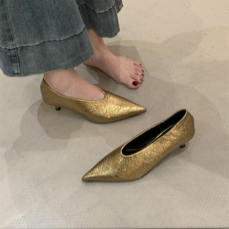 Embroidery Flat Shoes - 2025 Sonbahar Yeni Günlük Kullanım Düz