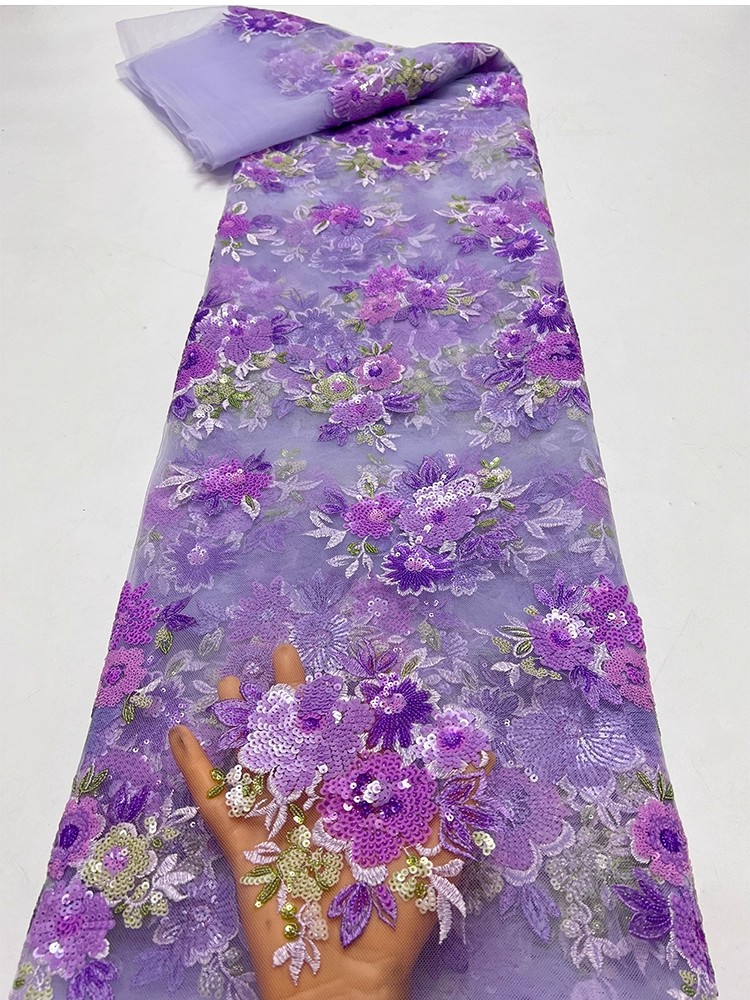 Embroidery Beads - 1 yard yüksek kaliteli gazlı bez