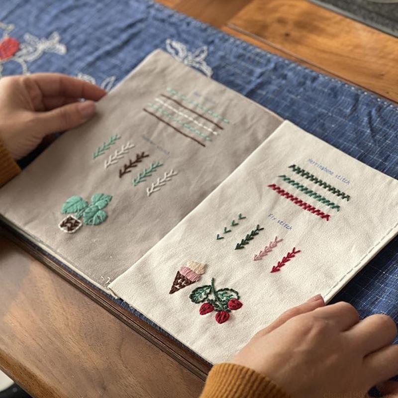 Embroidery Guide Book - QX2E Yapımı Kumaş Nakış Dikiş Kılavuzu