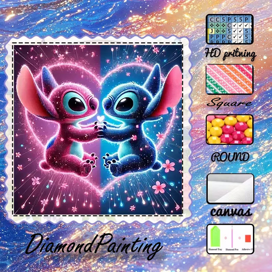 Embroidery Lovers - 1 parça - Potdemiel-5D-DIY - Flok