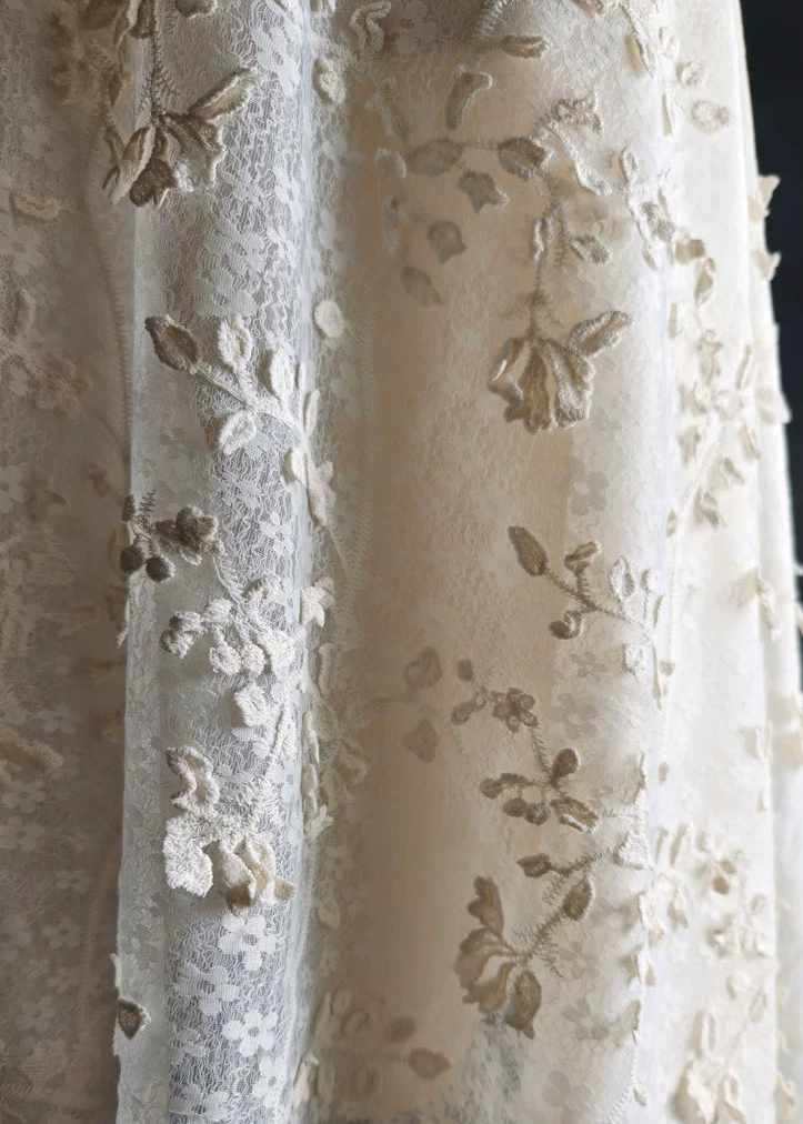 1 yard 3D nakış dokulu dantel  - Embroidery Design 3D incelemesi ve fiyatı