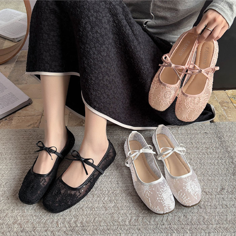 Kadınlar İçin Zarif Bale Babet - Embroidery Flat Shoes incelemesi ve fiyatı