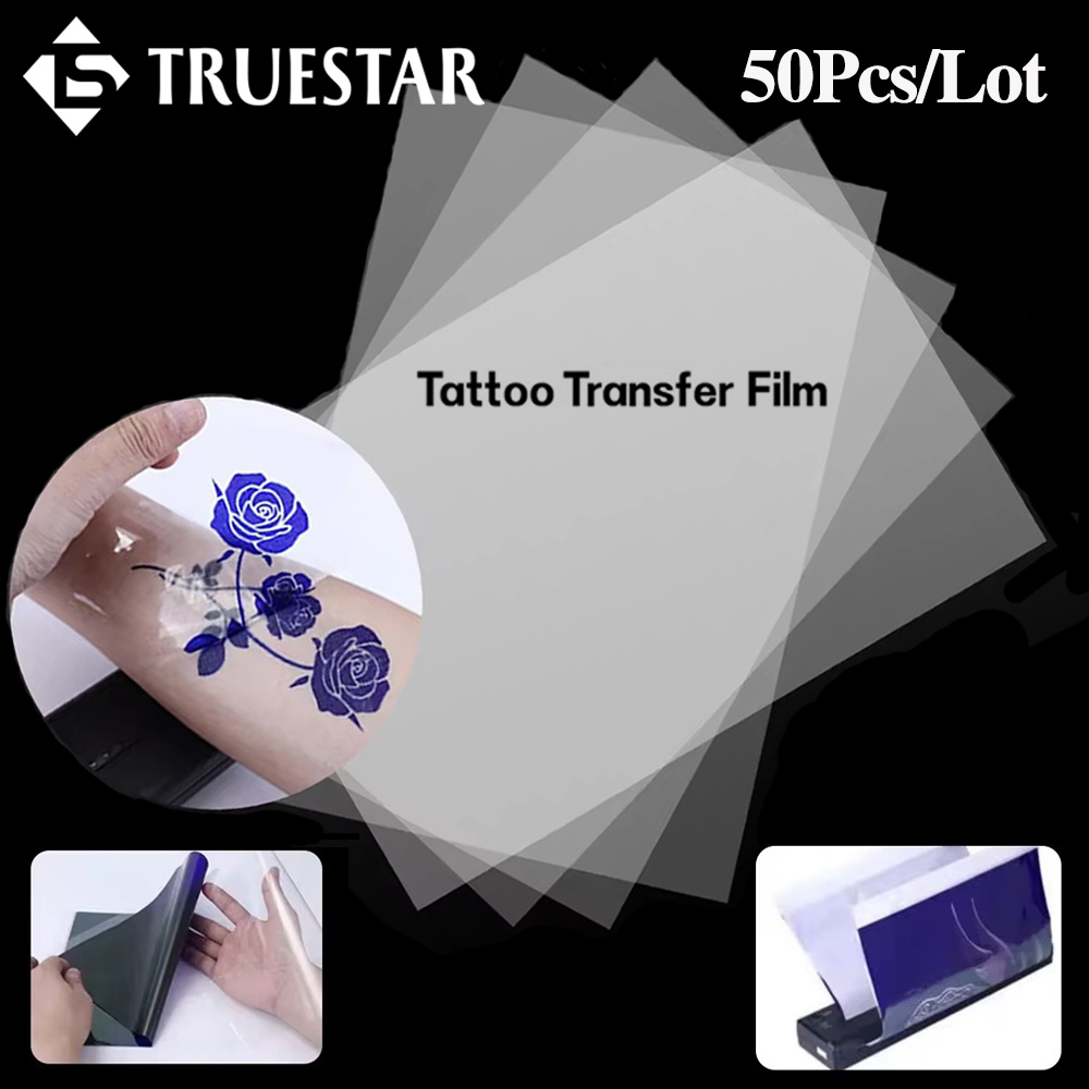 50 adet şeffaf dövme transfer  - Transfer Paper Carbon incelemesi ve fiyatı