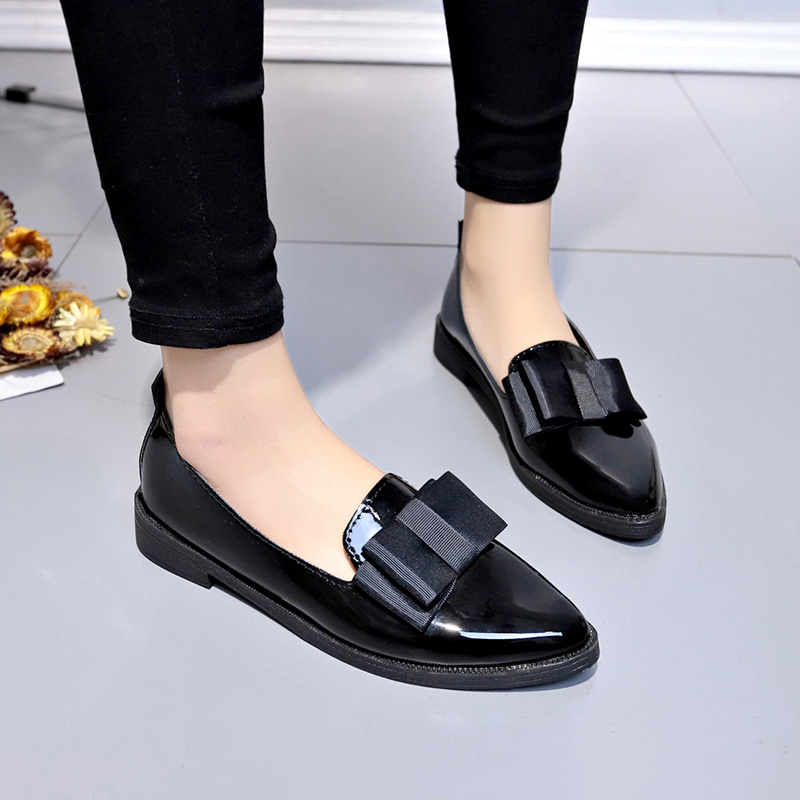Siyah/Şarap Kırmızısı Rugan De - Embroidery Flat Shoes incelemesi ve fiyatı