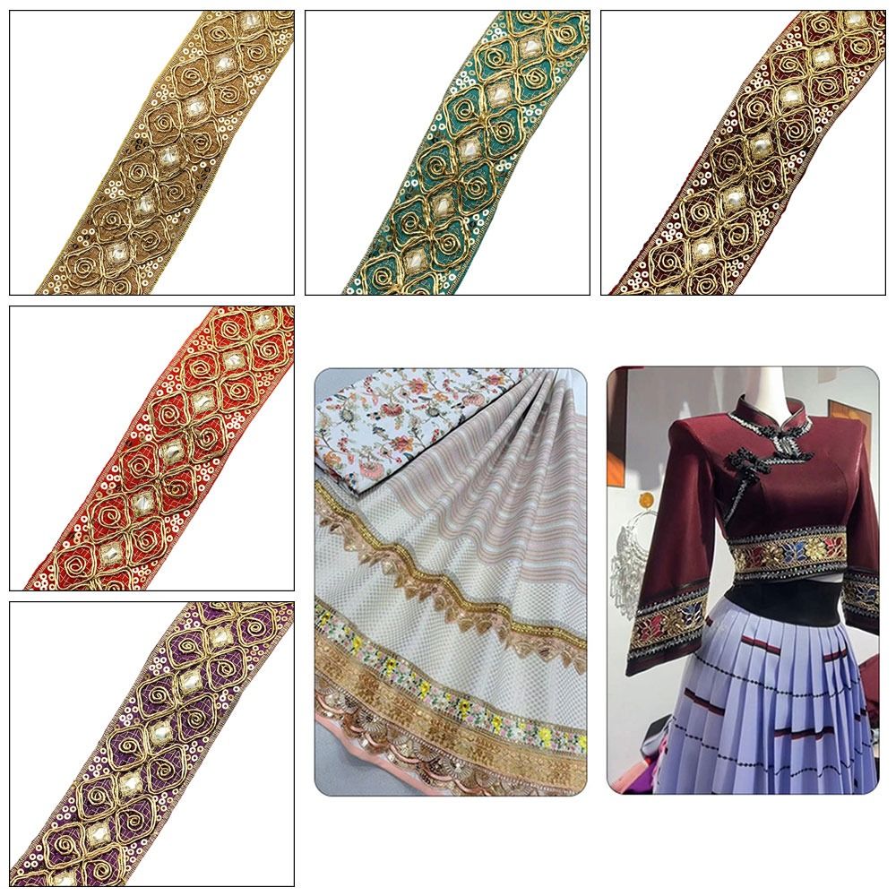 4.5cm Genişliğinde İşlemeli Da - Embroidery Gold incelemesi ve fiyatı
