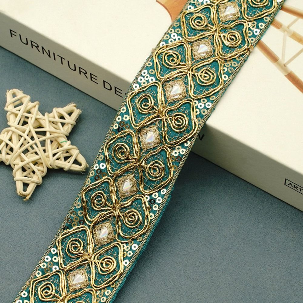 4.5cm Genişliğinde İşlemeli Da - Embroidery Gold incelemesi ve fiyatı