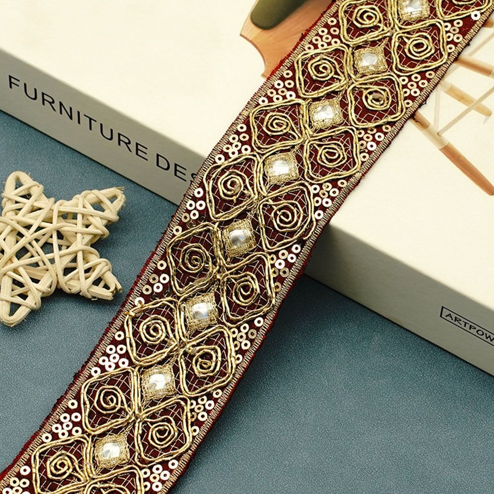 4.5cm Genişliğinde İşlemeli Da - Embroidery Gold incelemesi ve fiyatı
