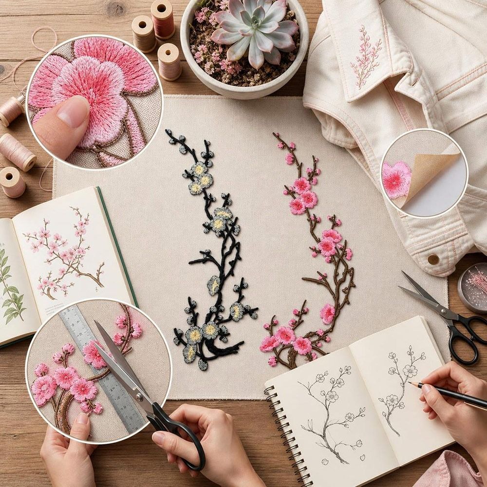 Kendin Yap Kiraz Çiçeği Ütüyle - Embroidery Patches incelemesi ve fiyatı