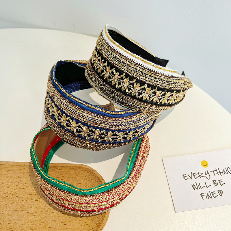 Kadın kızlar Vintage Bohemian  - Embroidery Gold incelemesi ve fiyatı
