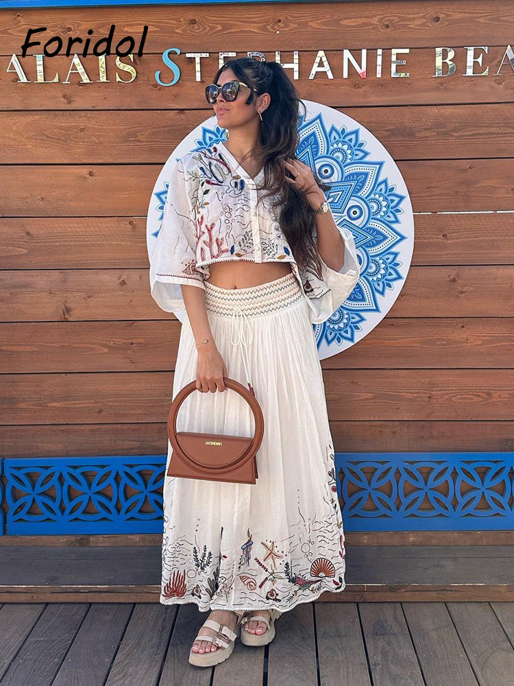 Foridol Deniz Organizması Nakı - Embroidery White Dress incelemesi ve fiyatı