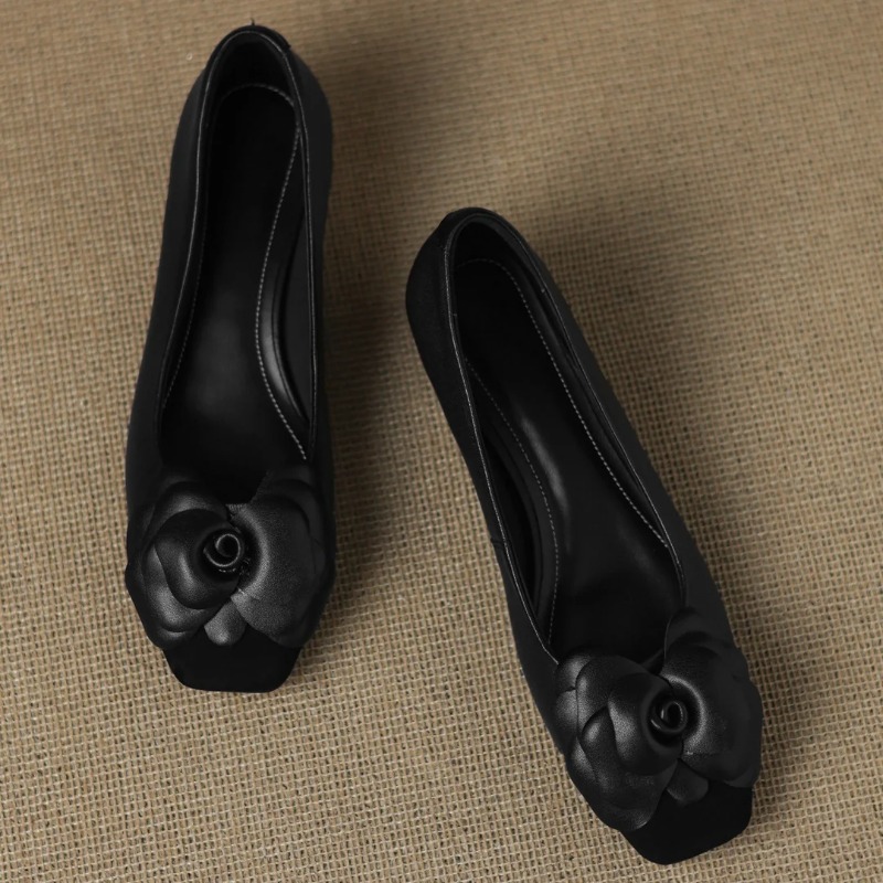 Büyük beden 34-41 kadın koyun  - Embroidery Flat Shoes incelemesi ve fiyatı