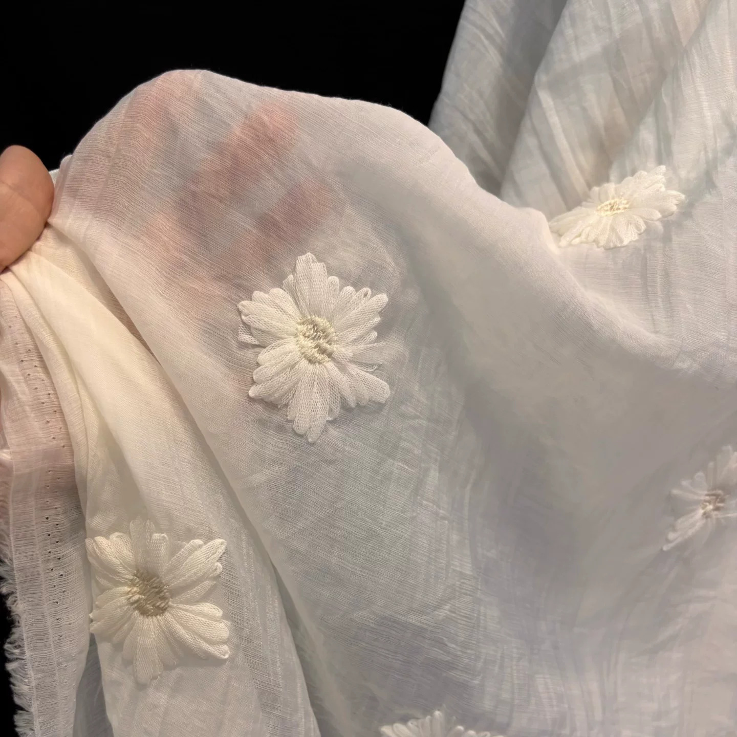 1 yard şifon kumaş, mikro pile - Embroidery Daisy incelemesi ve fiyatı