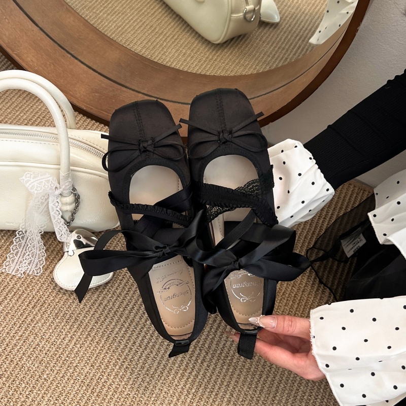 Yeni Bahar Rahat Bağcıklı Bale - Embroidery Flat Shoes incelemesi ve fiyatı