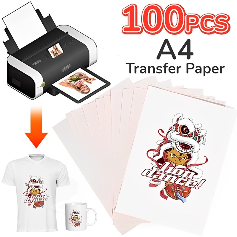 100-10 adet A4 Süblimasyon Isı - Transfer Paper Carbon incelemesi ve fiyatı