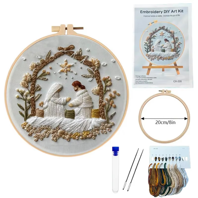 İsa'nın Doğuşu Noel Nakış Kiti - Embroidery Daisy incelemesi ve fiyatı