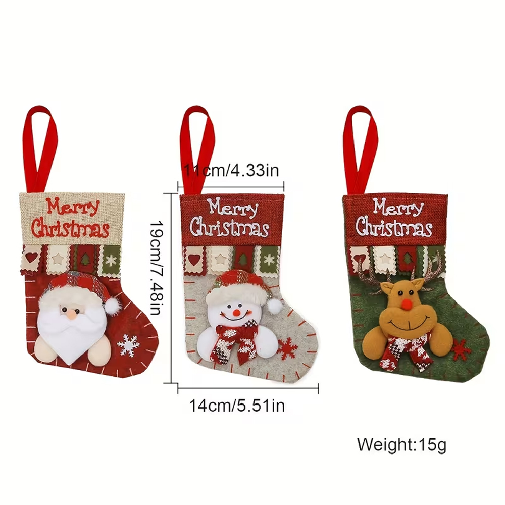 1 Adet Noel Dekoratif Çorabı,  - Embroidery Design 3D incelemesi ve fiyatı