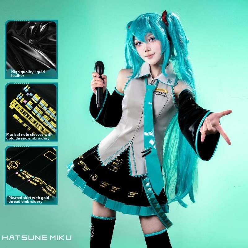 Animasyon Hatsune Miku cos tak - Embroidery Gold incelemesi ve fiyatı