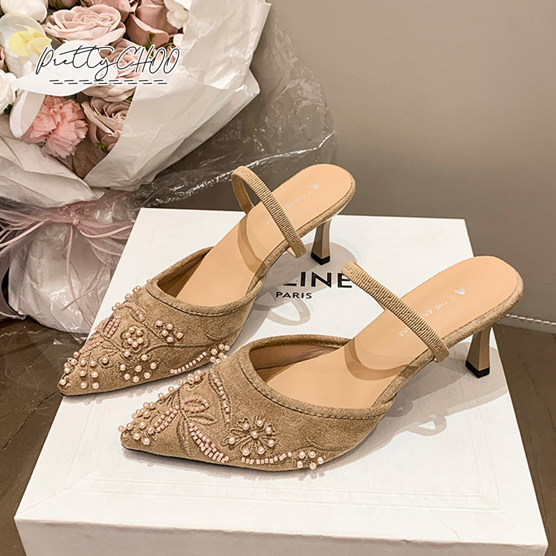İnci Boncuklu Slingback Topukl - Embroidery Beads incelemesi ve fiyatı