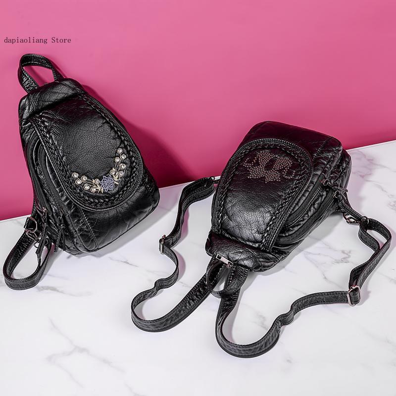 Kadın küçük göğüs çanta moda o - Embroidery Daisy incelemesi ve fiyatı