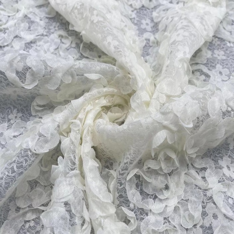 3D Çiçekler Nakışlı Tül Dantel - Embroidery Design 3D incelemesi ve fiyatı
