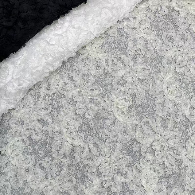 3D Çiçekler Nakışlı Tül Dantel - Embroidery Design 3D incelemesi ve fiyatı