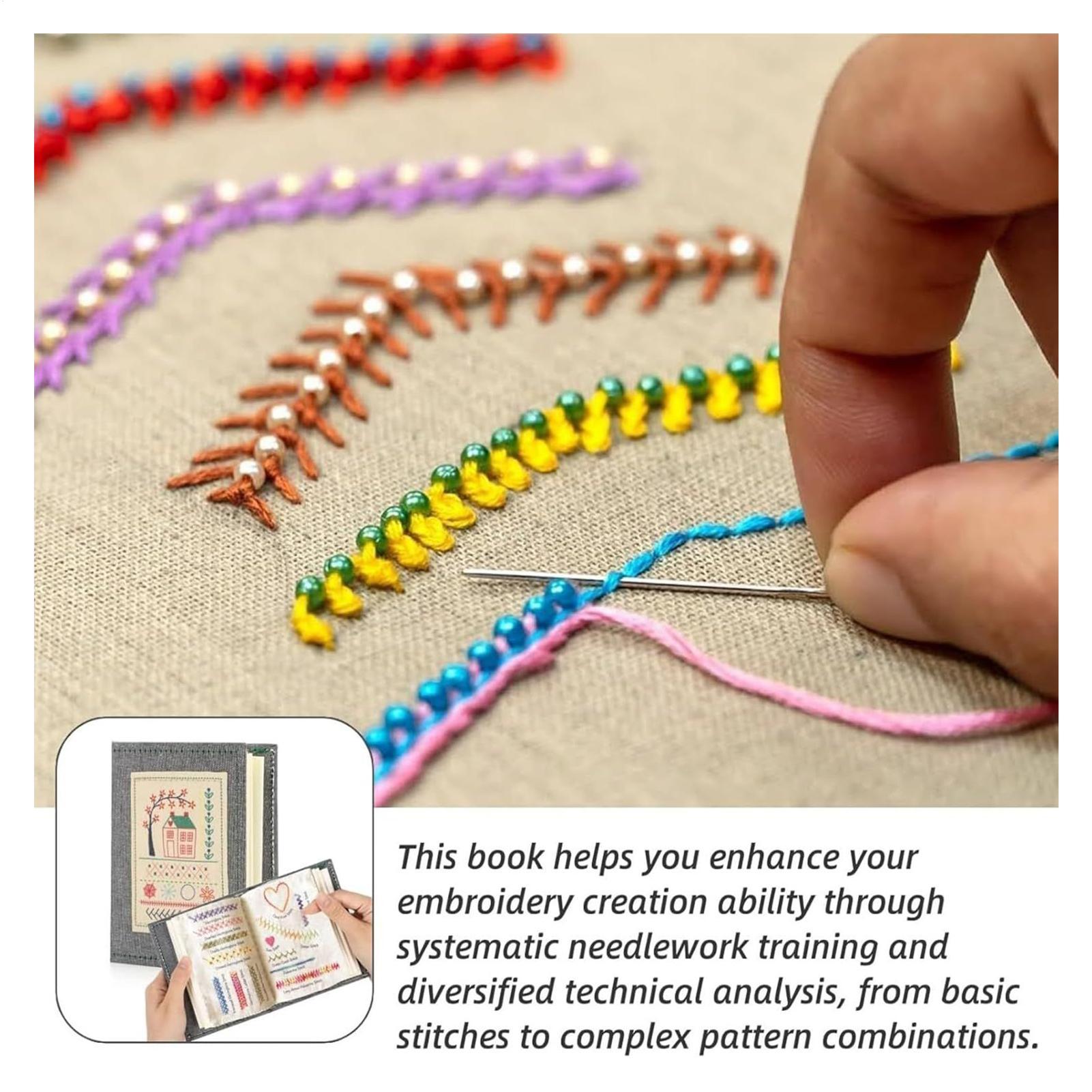 DIY Nakış Dikişleri Kitabı Yen - Embroidery Guide Book incelemesi ve fiyatı
